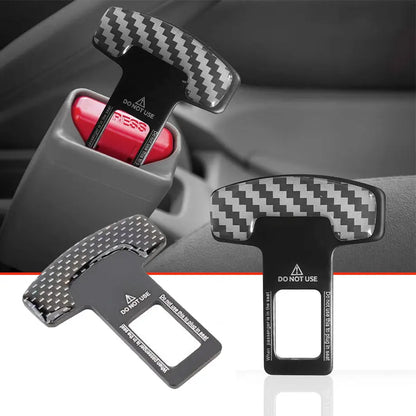 Universal Carbon Look Seat Belt Cancellers Max Motorsport