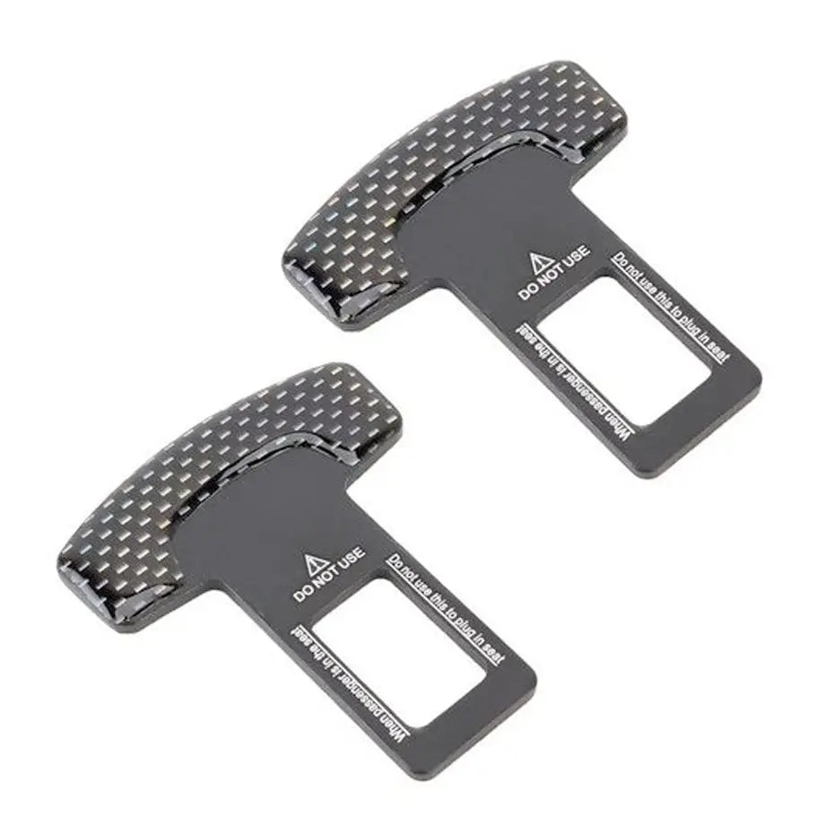 Universal Carbon Look Seat Belt Cancellers Max Motorsport