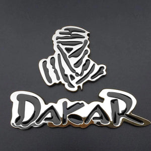 Universal Dakar Metal Badge 2PC maxmotorsports