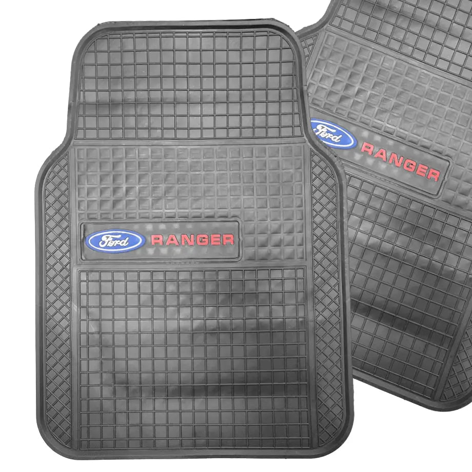 Universal Ford Ranger Non-Slip Rubber Floor Mats (5-Piece) – Max Motorsport