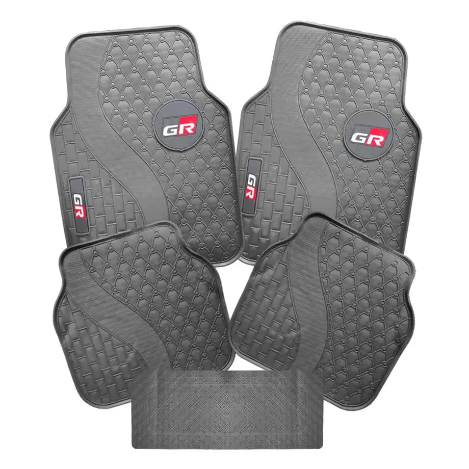Universal GR Sport Style 5-Piece Rubber Car Mats Max Motorsport