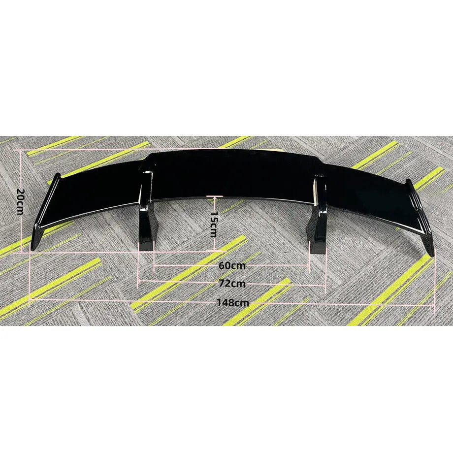 Universal Gloss Black G80 Competition Style Rear Wing Max Motorsport