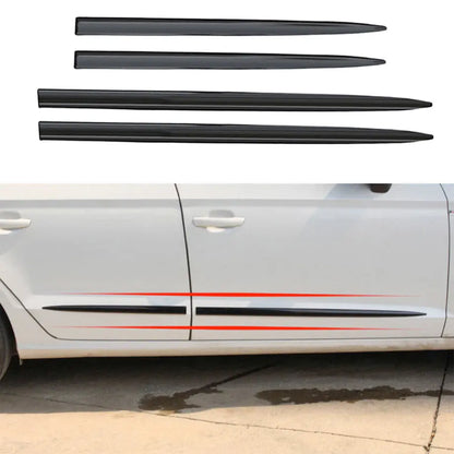 Universal Gloss Black Side Door Beadings (4-Piece) Max Motorsport