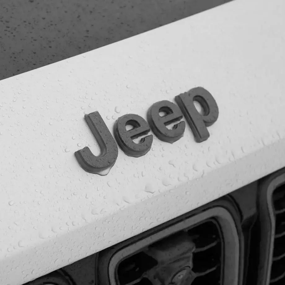 Universal Jeep Matte Black Lettering Badge Max Motorsport