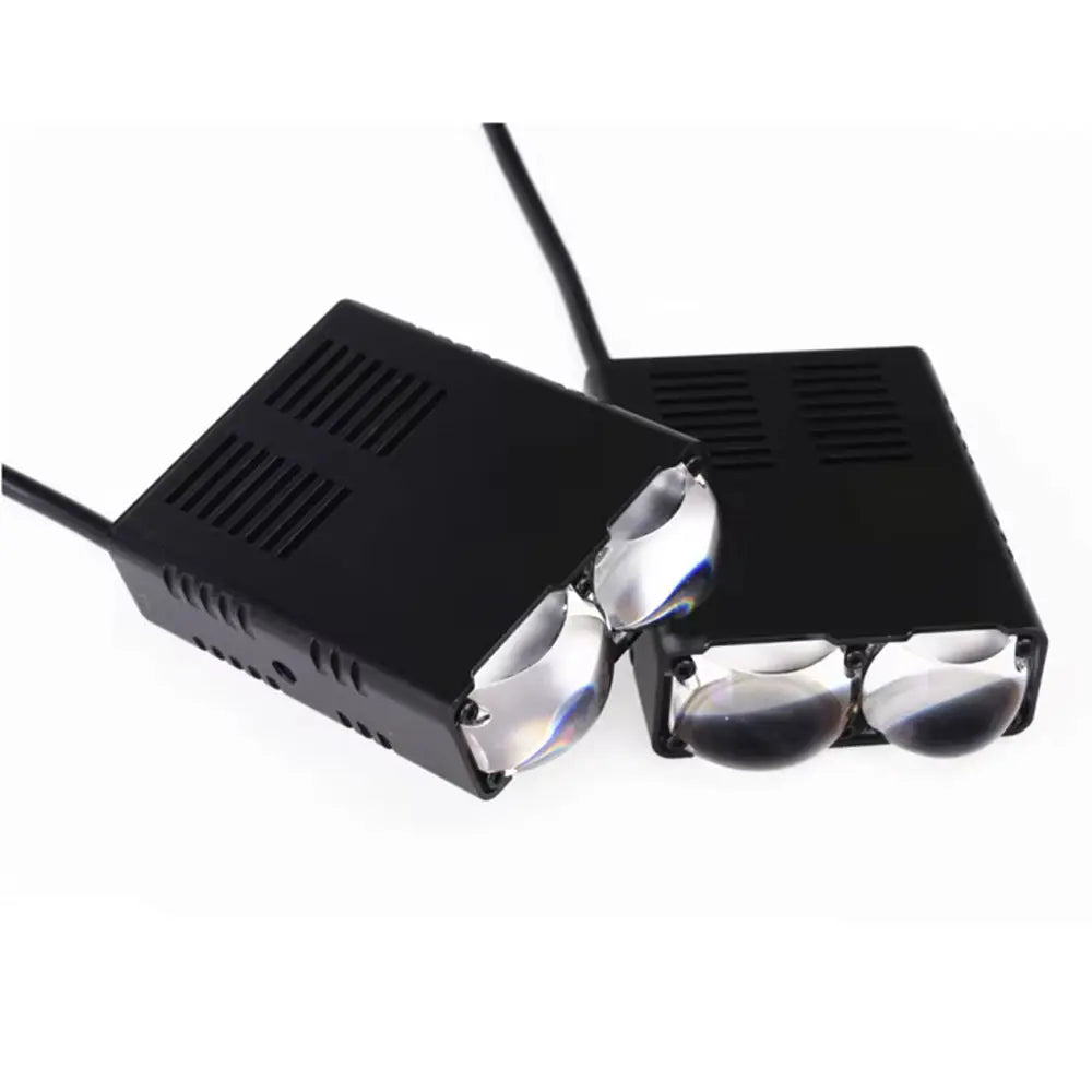 Universal Matrix Ultra Compact Dual POD LED Projector Grille Lights Max Motorsport