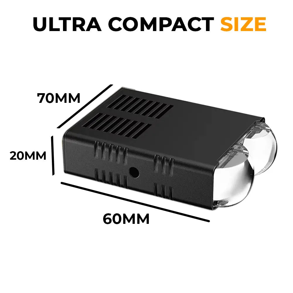 Universal Matrix Ultra Compact Dual POD LED Projector Grille Lights Max Motorsport