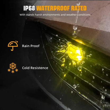Universal Matrix Ultra Compact Dual POD LED Projector Grille Lights With Strobe Function Max Motorsport