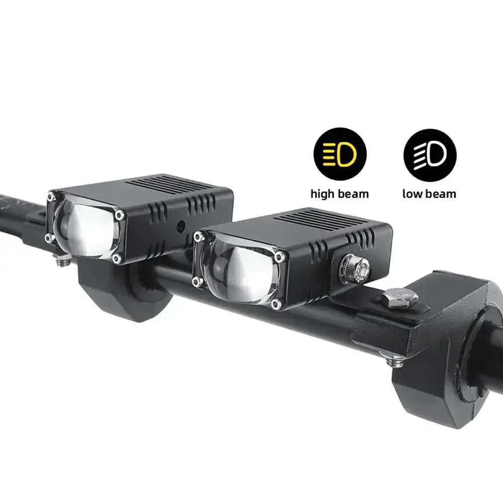 Universal Matrix Ultra Compact Dual POD LED Projector Grille Lights With Strobe Function Max Motorsport