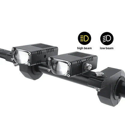 Universal Matrix Ultra Compact Dual POD LED Projector Grille Lights With Strobe Function Max Motorsport