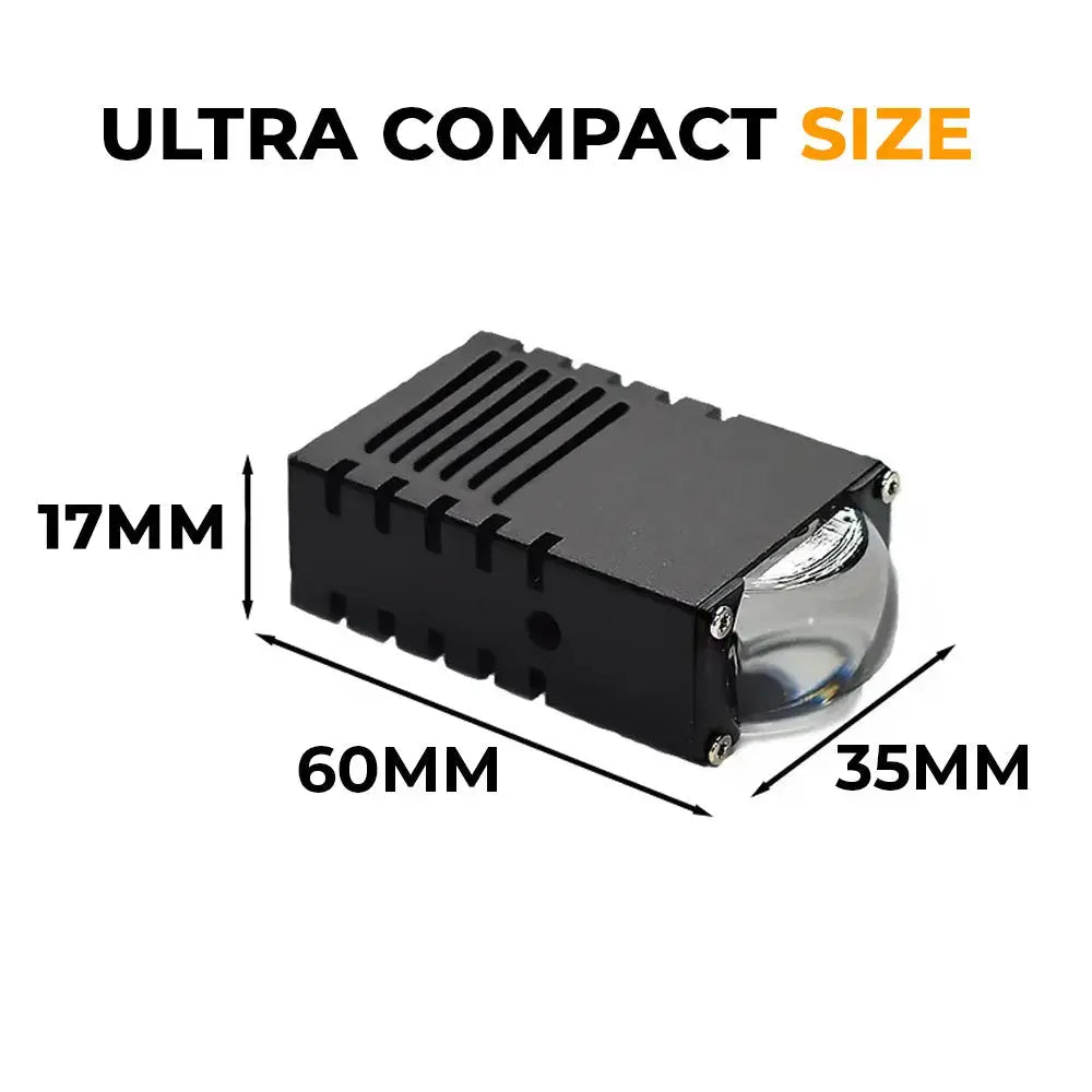 Universal Matrix Ultra Compact Dual POD LED Projector Grille Lights With Strobe Function Max Motorsport