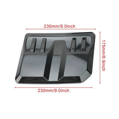 Universal Matte Black Raptor Style Non-Functional Bonnet Vents Max Motorsport