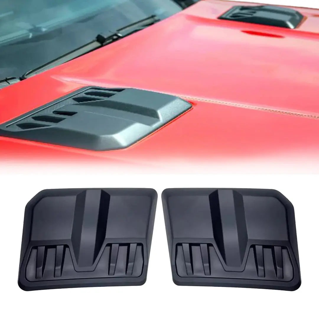 Universal Matte Black Raptor Style Non-Functional Bonnet Vents Max Motorsport