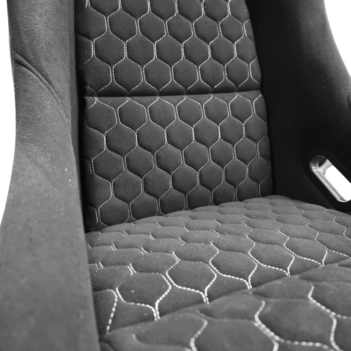 Universal Non-Reclinable Bucket Racing Seats With Gloss Black Frame (EACH) Max Motorsport