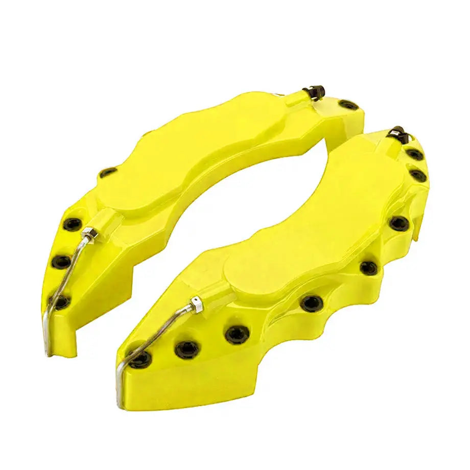 Universal Plastic Brake Caliper Covers - Yellow (Large) Max Motorsport