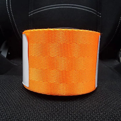 Universal Polyester Webbing Seat Belt Harness Strap - BM Performance Stripe Max Motorsport