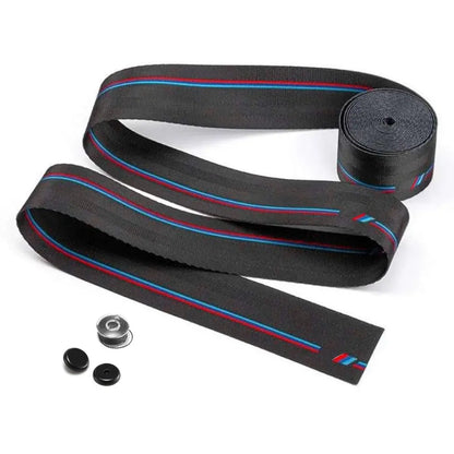 Universal Polyester Webbing Seat Belt Harness Strap - BM Performance Stripe Max Motorsport