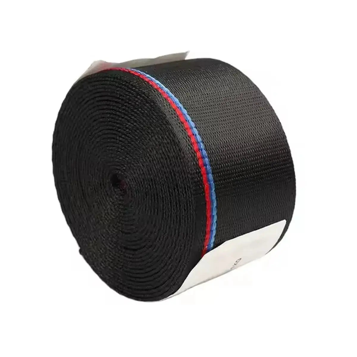 Universal Polyester Webbing Seat Belt Harness Strap - German Stripe Max Motorsport