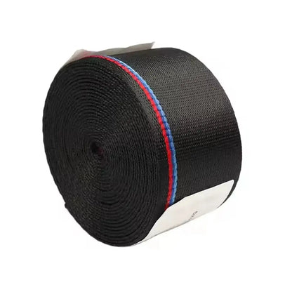 Universal Polyester Webbing Seat Belt Harness Strap - German Stripe Max Motorsport