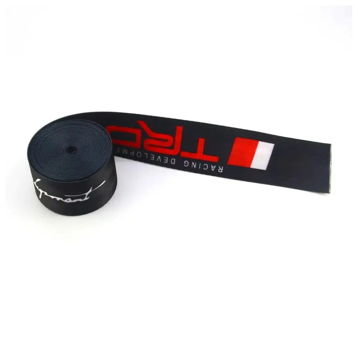 Universal Polyester Webbing Seat Belt Harness Strap - TRD (Black) Max Motorsport
