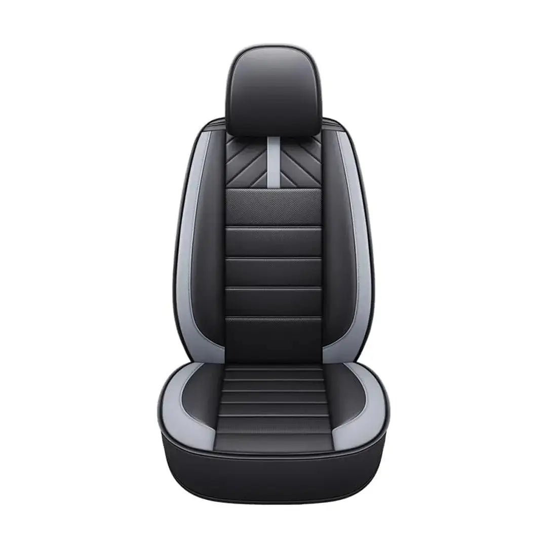 Universal Premium Luxury Car Seat Covers - Front & Rear Full Set (Black & Blue) Max Motorsport