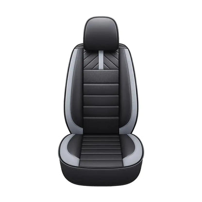 Universal Premium Luxury Car Seat Covers - Front & Rear Full Set (Black & Blue) Max Motorsport