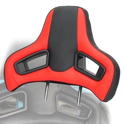 Universal Racing Style Car Seat Headrest - 150mm Max Motorsport