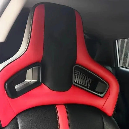 Universal Racing Style Car Seat Headrest - 150mm Max Motorsport