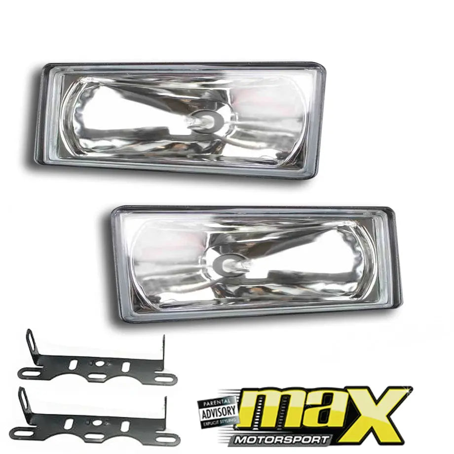 Universal Rectangle Halogen Foglamp maxmotorsports