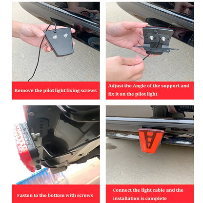 Universal Triangular F1 Style LED Brake Light - Type B Max Motorsport