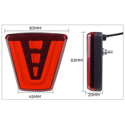 Universal Triangular F1 Style LED Brake Light - Type B Max Motorsport