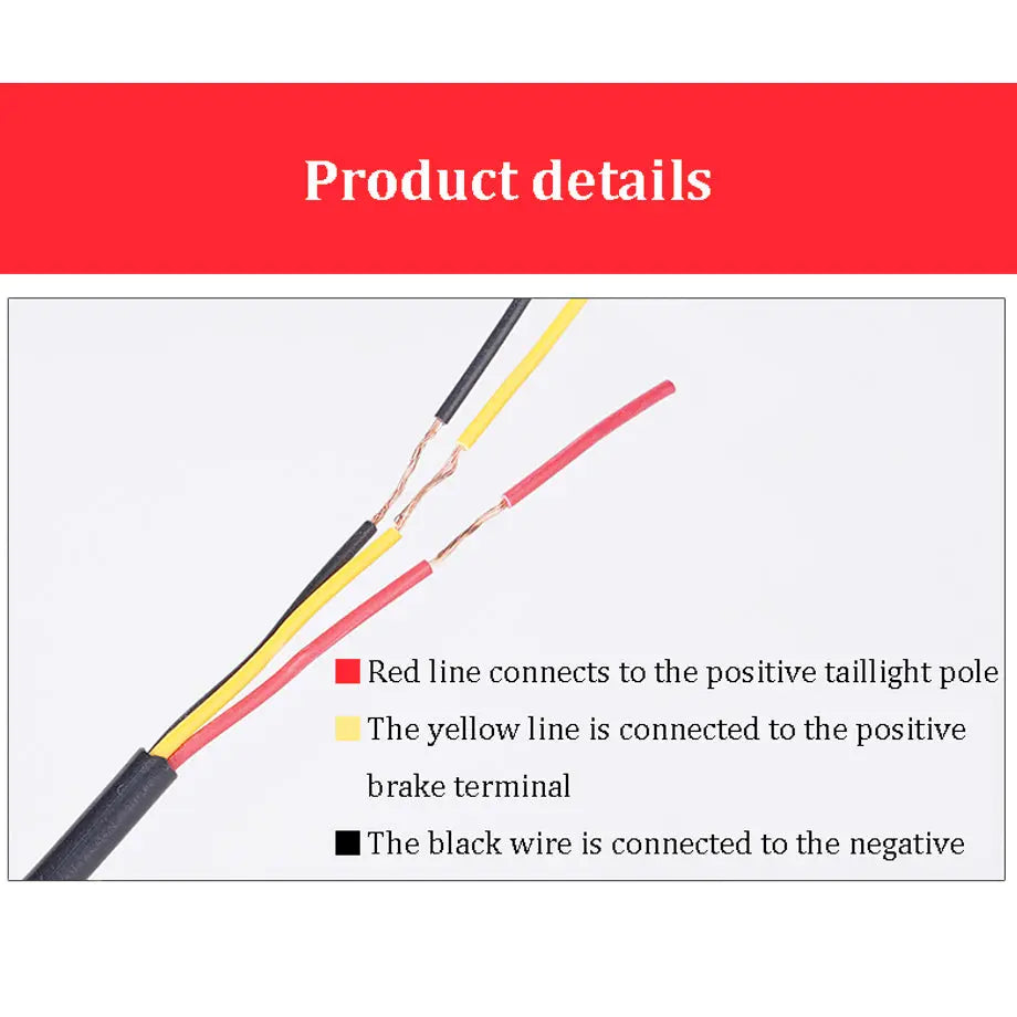 Universal Triangular F1 Style LED Brake Light - Type B Max Motorsport