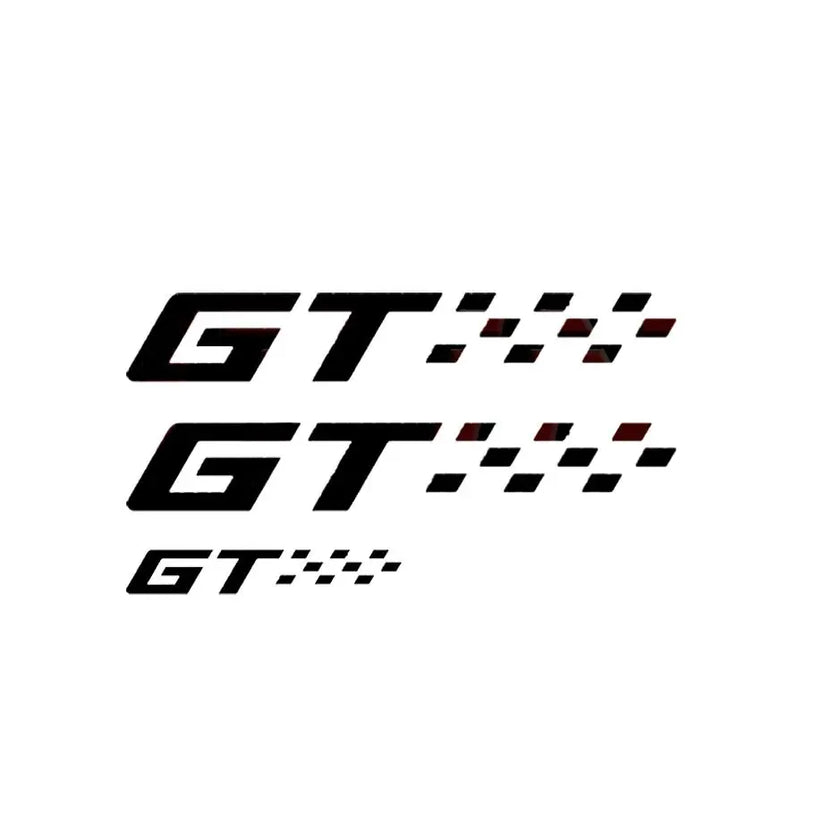 Universal GT Sticker Kit (Black) – Max Motorsport