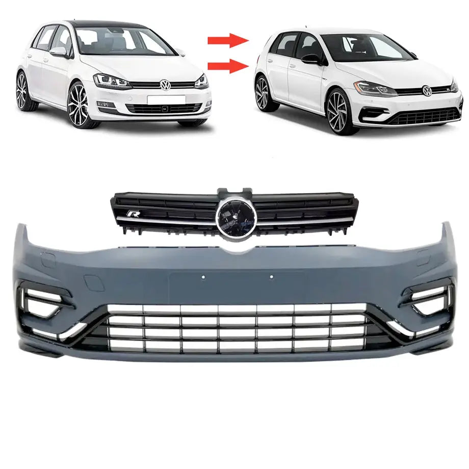 VW Golf 7.5 R Front Bumper Conversion - Suitable To Fit VW Golf 7 – Max ...