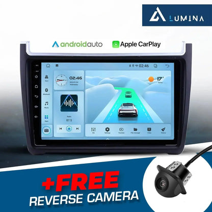 VW Polo 6 GTI / TSI (12-On) - 9 Inch Lumina Android Entertainment & GPS System +FREE Reverse Camera LUMINA AUDIO