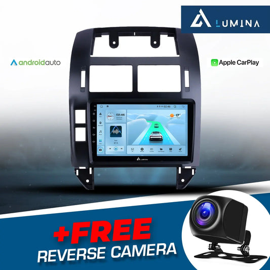 VW Polo 9N3 / Vivo (05-17) - 9 Inch Lumina Android Entertainment & GPS System +FREE Reverse Camera LUMINA AUDIO