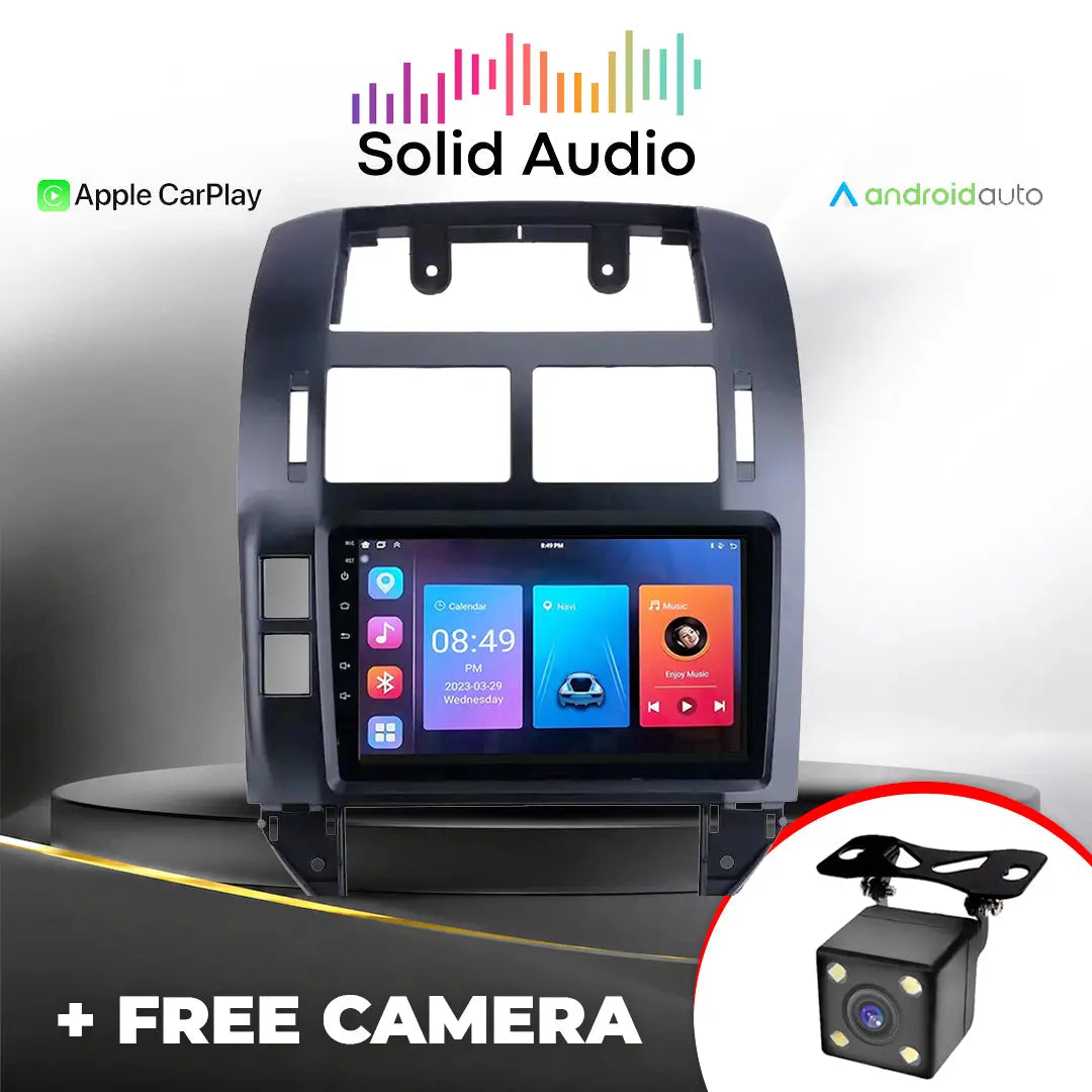 VW Polo 9N3 / Vivo (05-17) - 9 Inch Solid Audio Android Entertainment & GPS System +FREE Reverse Camera Solid Audio