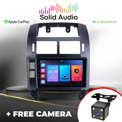 VW Polo 9N3 / Vivo (05-17) - 9 Inch Solid Audio Android Entertainment & GPS System +FREE Reverse Camera Solid Audio