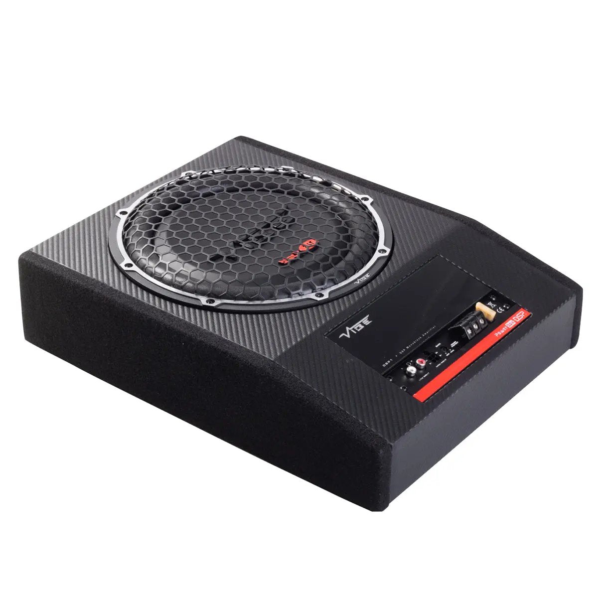 Vibe 10 Inch Optisound Series Slim Active Subwoofer With DSP Tuning - 900W VIBE AUDIO