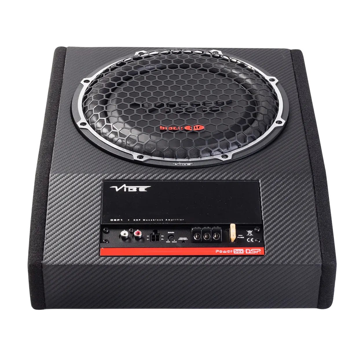 Vibe 10 Inch Optisound Series Slim Active Subwoofer With DSP Tuning - 900W VIBE AUDIO
