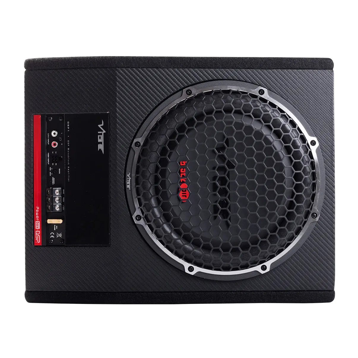 Vibe 10 Inch Optisound Series Slim Active Subwoofer With DSP Tuning - 900W VIBE AUDIO