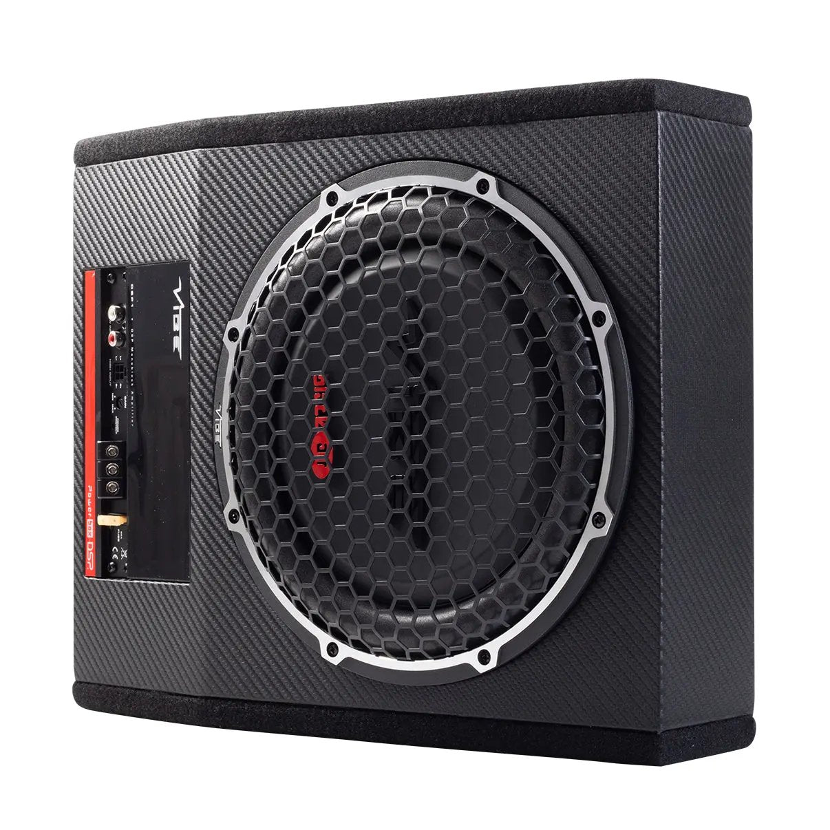 Vibe 10 Inch Optisound Series Slim Active Subwoofer With DSP Tuning - 900W VIBE AUDIO