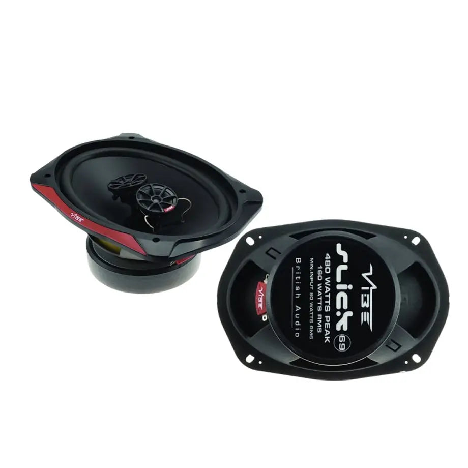 Vibe Audio SLICK693-V7 Slick 6x9 Inch Coaxial Speaker (480W) – Max ...