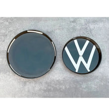 Load image into Gallery viewer, Suitable To Fit - VW Polo 6 / Vivo Smoked Black Stick On Emblem Badge (Pair) Max Motorsport

