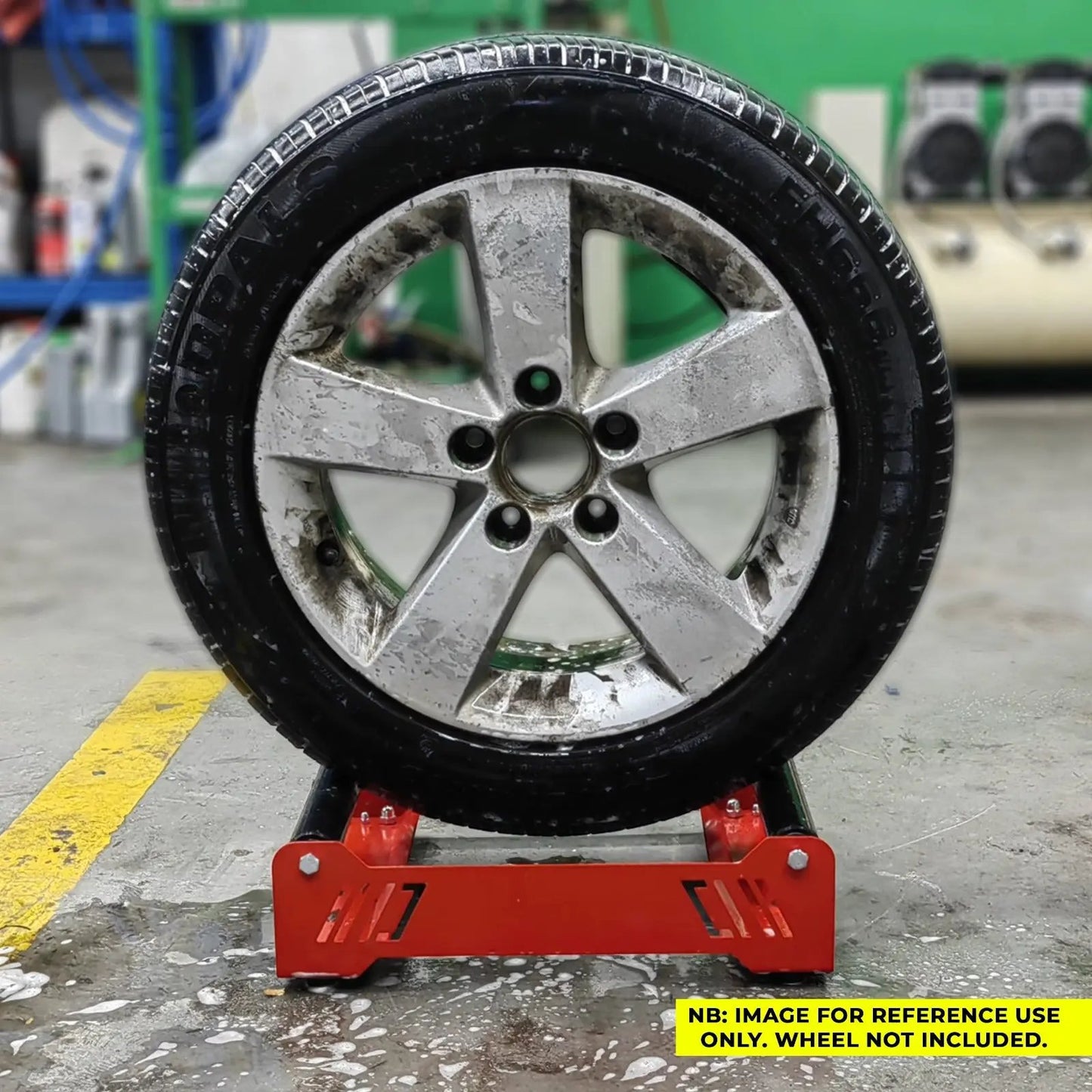 Wheel Rim Detailing Stand (Red) Max Motorsport