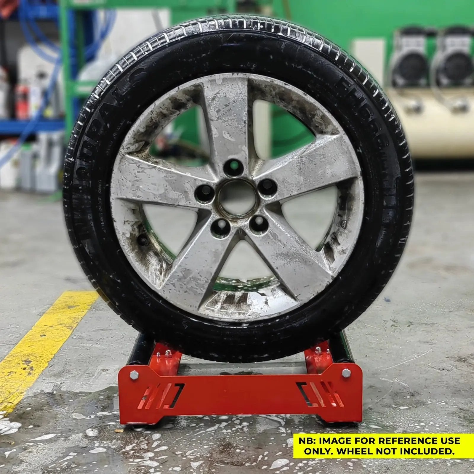 Wheel Rim Detailing Stand (Red) Max Motorsport
