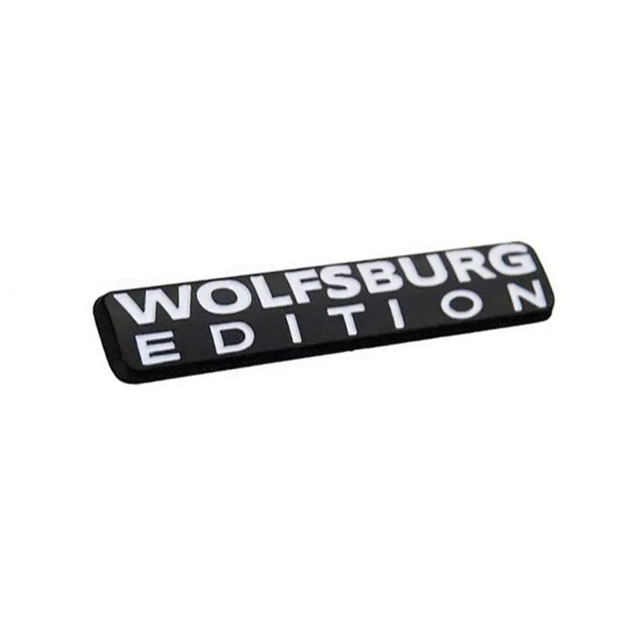 Wolfsburg Edition Stick On Metal Badge (Black & White) Max Motorsport