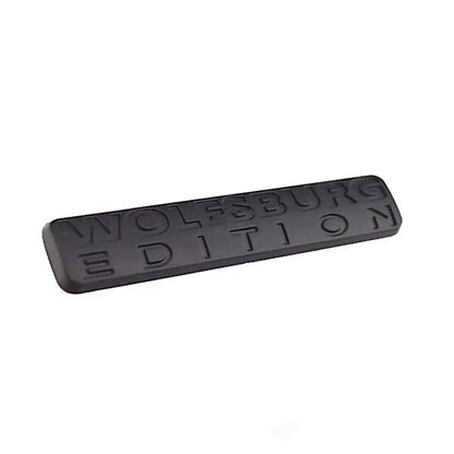 Wolfsburg Edition Stick On Metal Badge (Black) Max Motorsport