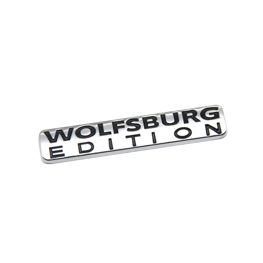 Wolfsburg Edition Stick On Metal Badge (Chrome) Max Motorsport