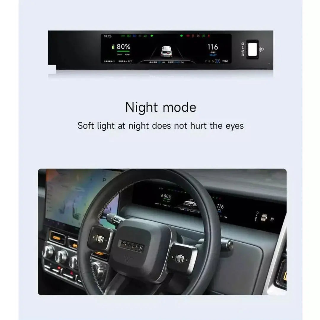 iCAUR V23 11.26 Inch Digital  LCD Dashboard Cluster Max Motorsport
