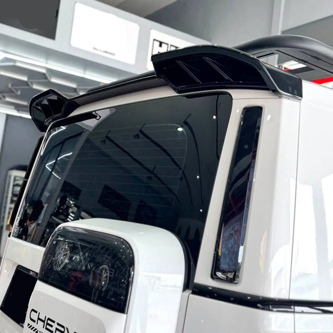 iCAUR V23 Gloss Black Cyber Style Roof Spoiler Max Motorsport